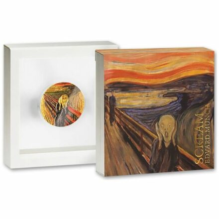 2022 Ghana The Scream 2 oz Silver Coin