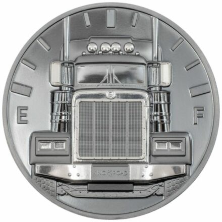 TRUCK King of the Road 2 Oz Silver Coin $10 Cook Islands 2022