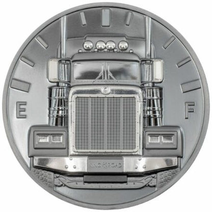 TRUCK King of the Road 2 Oz Silver Coin $10 Cook Islands 2022