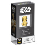 C-3PO GILDED STAR WARS DAY CHIBI COIN 2022 1 OZ PURE SILVER PROOF COIN – NIUE – NZ MINT