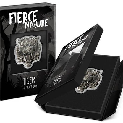 Fierce Nature - Tiger 2oz Silver Coin