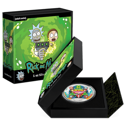 Rick and Morty 1oz Silver Coin