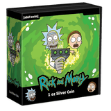 Rick and Morty 1oz Silver Coin