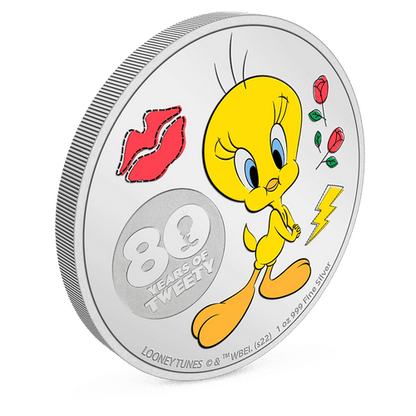 Tweety 80th Anniversary 1oz Silver Coin