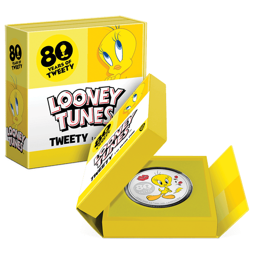 Tweety 80th Anniversary 1oz Silver Coin