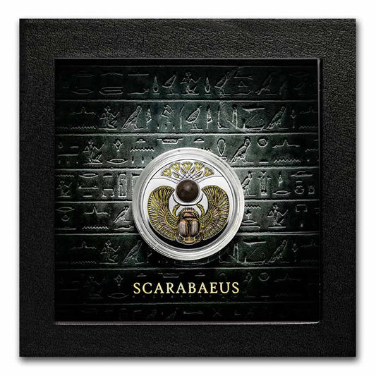 2022 Niue Silver Striped Scarabaeus Proof