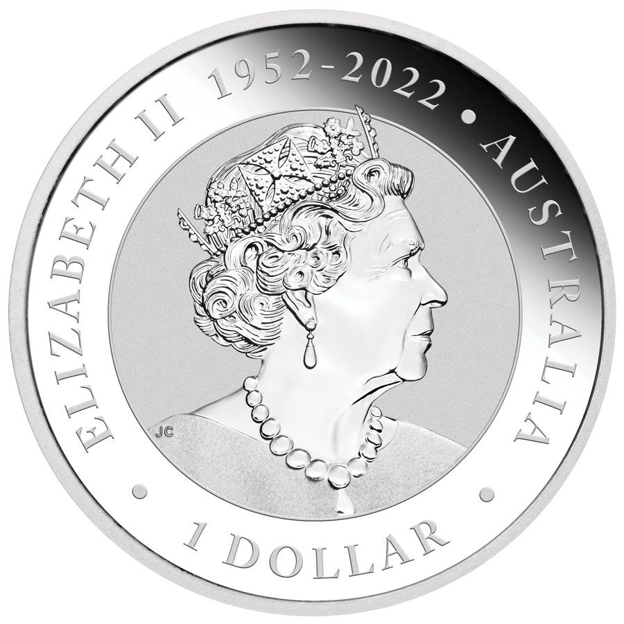 Australia 2023 $1 1-oz Silver Kookaburra Berlin WMF Show Colorized BU