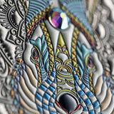 Rabbit Mandala Collection 2 oz Antique finish Silver Coin 5$ Niue 2023