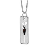 LITTLE BLACK DRESS Pendant Silver Coin 1$ Niue 2022