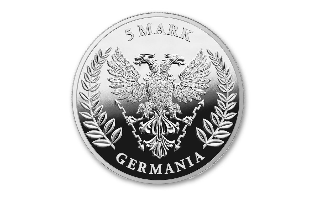 2021 Germania Mint 1-oz Silver Germania Medal Proof