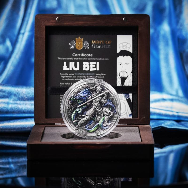 LIU BEI 2 oz silver coin 2021