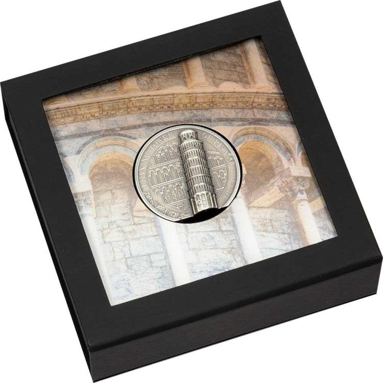 LEANING TOWER OF PISA 2 oz Silver Coin 2022