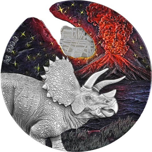 2021 NIUE ISLAND – IMPACT MOMENTS: METEORITE 2 OZ SILVER HR