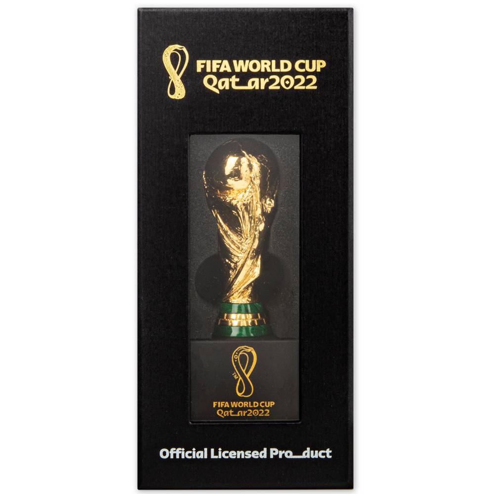 FIFA WORLD CUP QATAR 2022 5 OZ PURE SILVER WORLD CUP TROPHY REPLICA – OFFICIALLY LICENSED BY FIFA