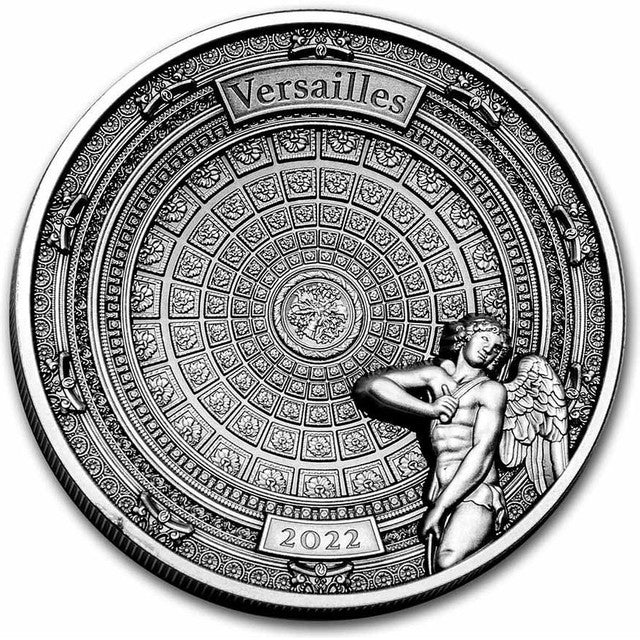 2022 Solomon Islands 100 Gram 4-Layer Versailles Temple of Love High Relief Silver Coin