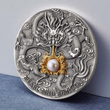 Pearl and Dragon Divine Pearls 2 oz silver coin 2022