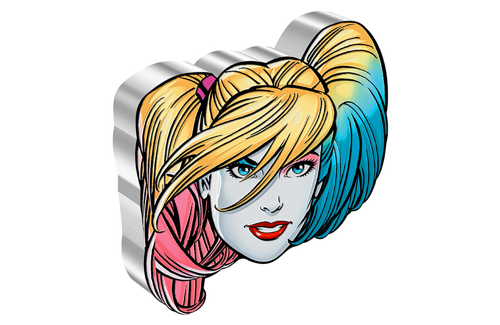 2022 Faces Of Gotham - HARLEY QUINN 1oz Silver Coin