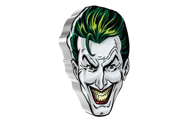The Joker Faces of Gotham 1 oz Silver Coin 2022