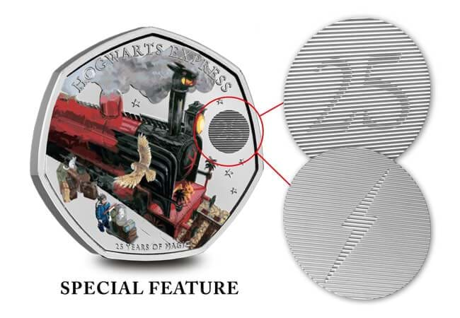 UK 2022 Hogwarts Express Silver Proof 50p Coin