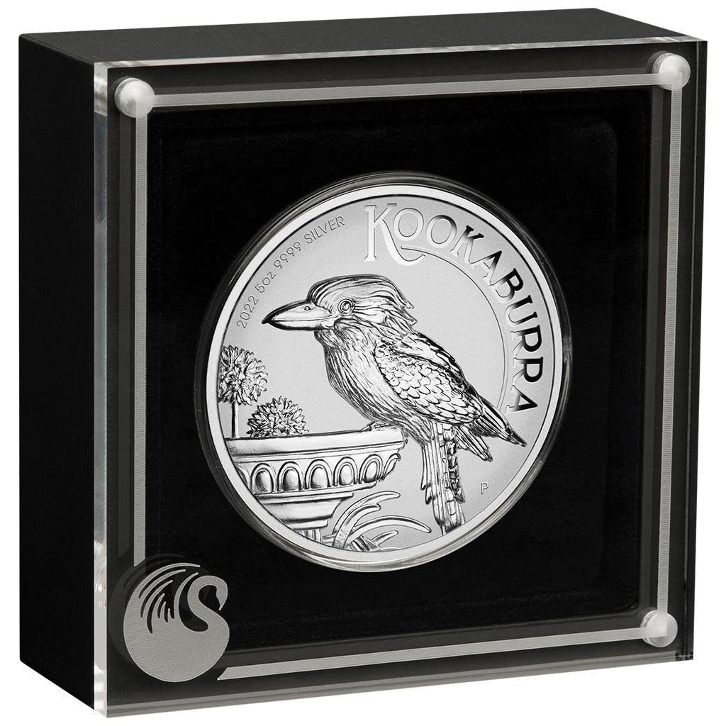 2022 5 Oz Silver Australian Kookaburra - Proof - High Relief - Incused