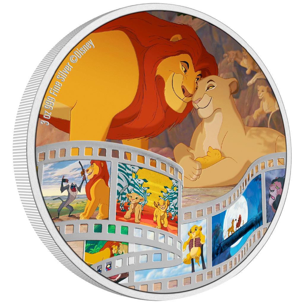 Disney Cinema Masterpieces - The Lion King 3oz Silver Coin