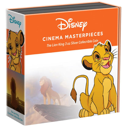 Disney Cinema Masterpieces - The Lion King 3oz Silver Coin
