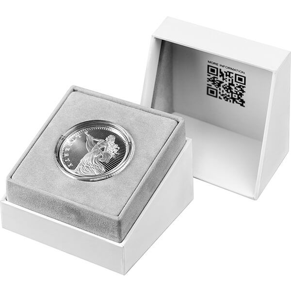 Liberty United Crypto States 1 oz Proof Silver Coin 1000 Satoshi