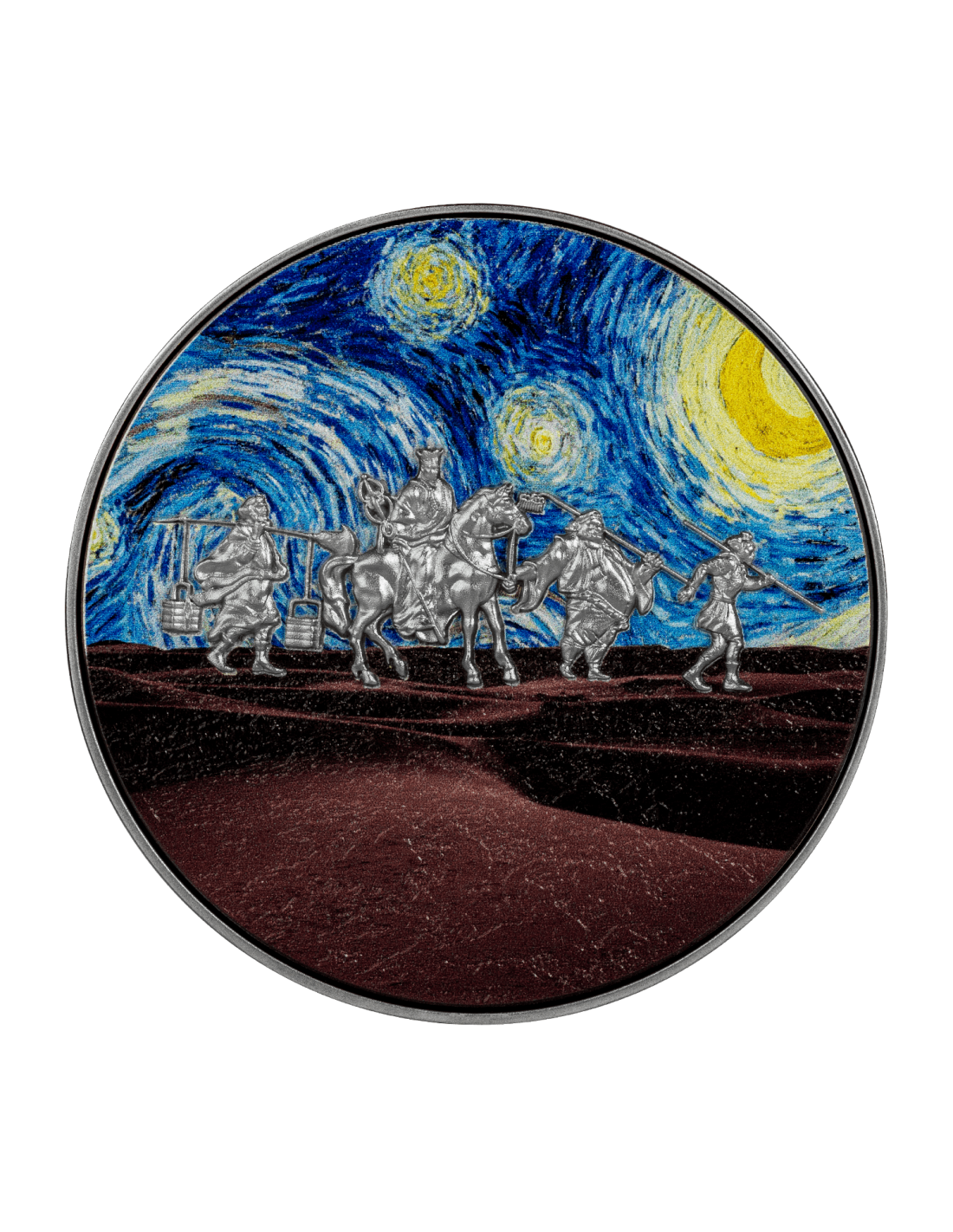 2023 Chad JOURNEY TO THE WEST ON A STARRY NIGHT 2 Oz Silver Coin 10000 Francs