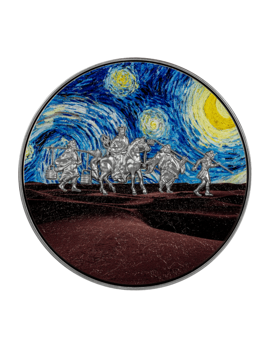 2023 Chad JOURNEY TO THE WEST ON A STARRY NIGHT 2 Oz Silver Coin 10000 Francs