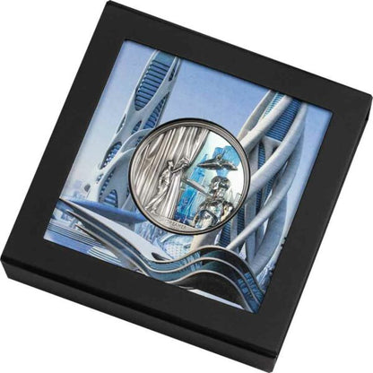 2022 Palau 2 Ounce Daydreamer Future Ultra High Relief Color Silver Coin