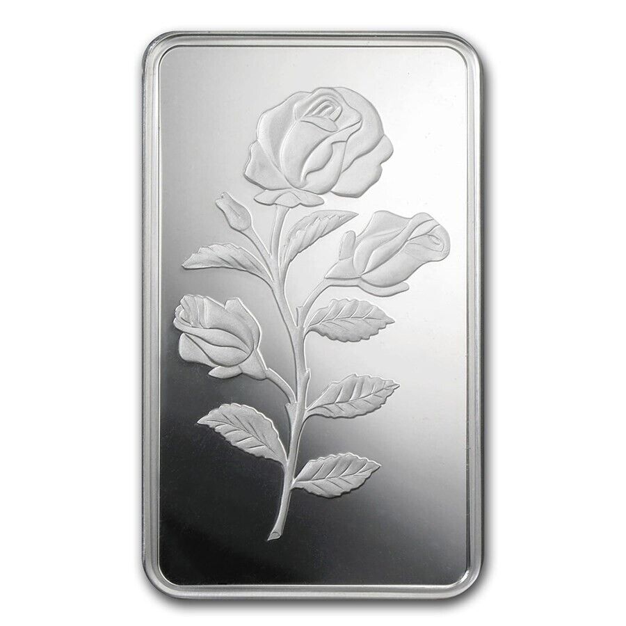 Pamp Suisse Rosa 1 oz Silver Bar in Card