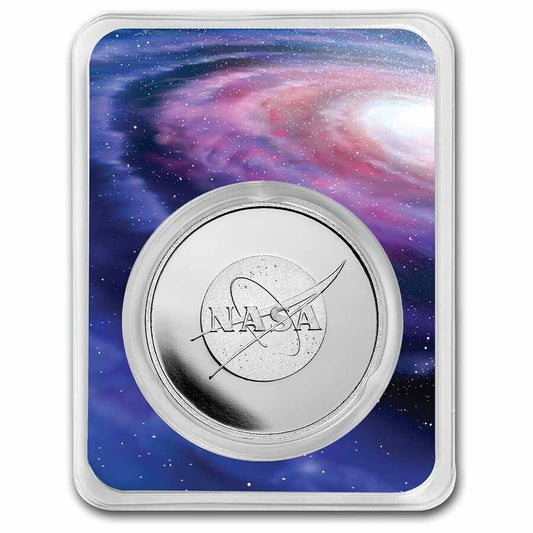 2022 Mesa Grande 1 oz Silver $10 NASA Meatball Logo BU in TEP