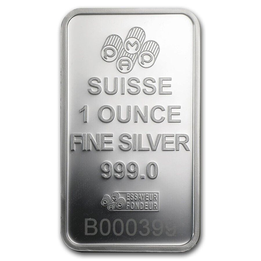 Pamp Suisse Rosa 1 oz Silver Bar in Card