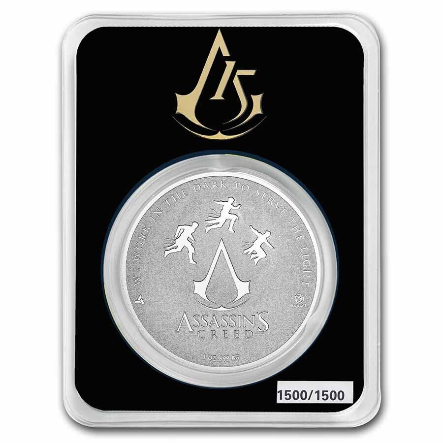 Assassin's Creed® 15th Anniversary - 1 oz Silver - Serialized TEP