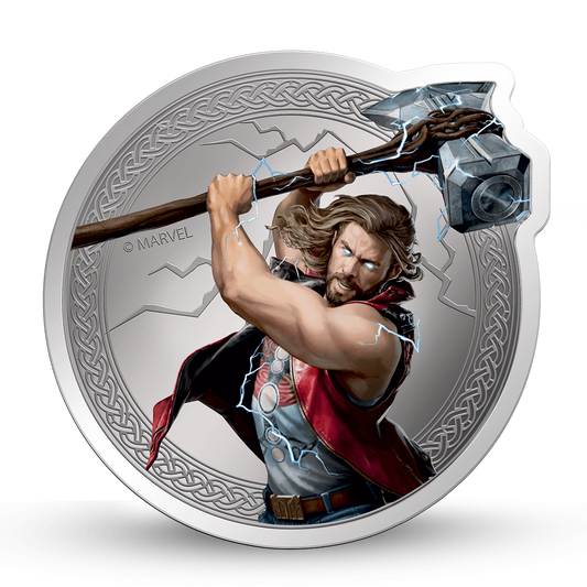 MMTC-PAMP MARVEL THOR SILVER COIN 1 OZ