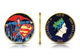021 Niue Superman - Germania 1oz Colorized Silver Coin