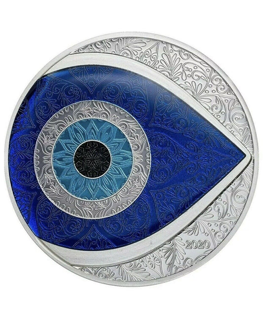 2020 Palau Evil Eye silver coin Proof 1oz