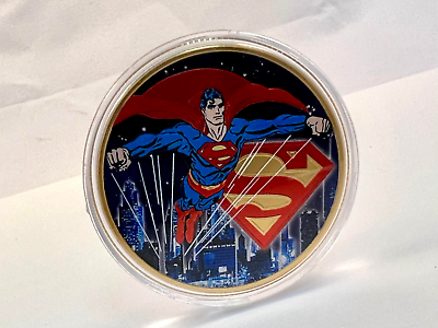 021 Niue Superman - Germania 1oz Colorized Silver Coin