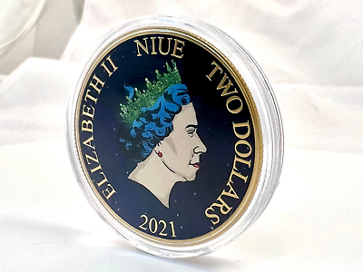 021 Niue Superman - Germania 1oz Colorized Silver Coin