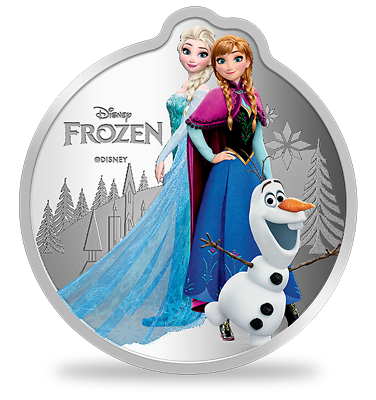 MMTC-PAMP DISNEY FROZEN SILVER COIN 1 OZ