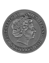 THE ALCHEMIST 2 Oz Silver Fluorescent 3D Coin 5$ Niue 2022