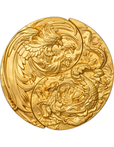 YIN YANG DRAGON AND PHOENIX Set 2 x 1 Oz Silver Coin 5000 Francs Chad 2023